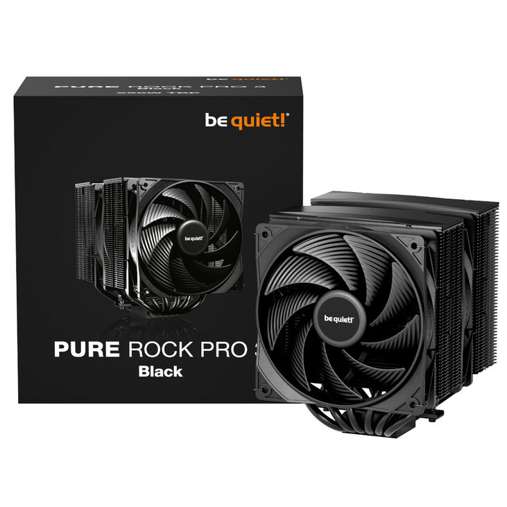 be quiet! Pure Rock Pro 3 CPU-Kühler - 120mm, schwarz image number 4