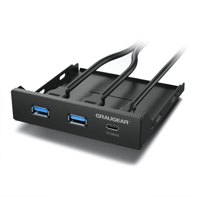 Graugear Multi Frontblende mit USB Hub image number 1