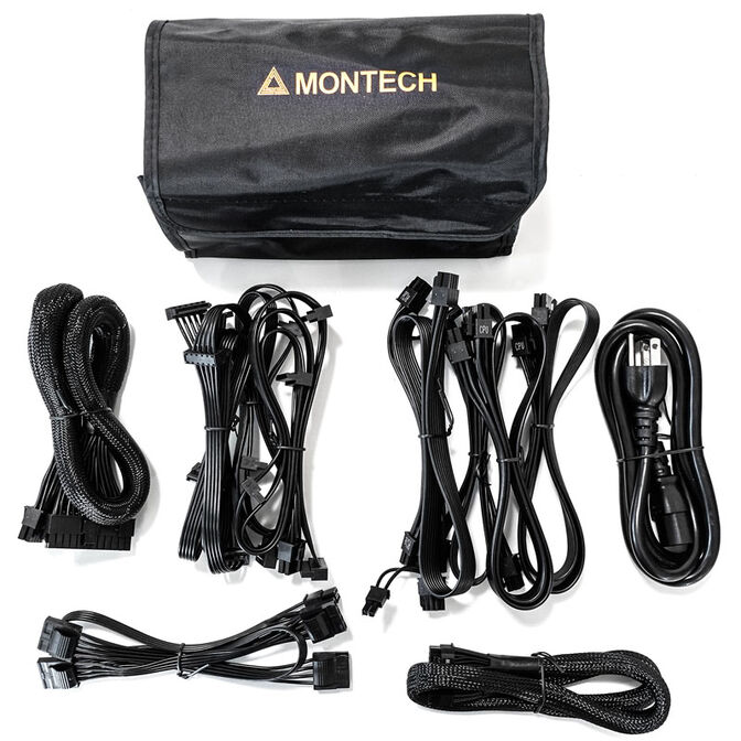 Montech Titan Gold 1000W - 80 PLUS & Cybenetics Gold, modular, PCIe 5.0 - 1000 Watt image number 6