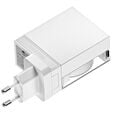 SHARGE Retractable 65W Charger EU PLUG - White image number null
