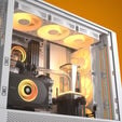 Corsair Frame 4000D RS ARGB PC case, Mid Tower, E-ATX, RGB, Tempered Glass - white image number null