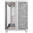 Corsair AIR 5400 RS-R ARGB PC Case, Mid Tower, Tempered Glass, RGB - includes 3x 120mm Fans, white image number null
