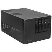 SilverStone SST-CS351B SAS-12G-/SATA-6G-NAS-Geh&auml;use mit 5 Einsch&uuml;ben