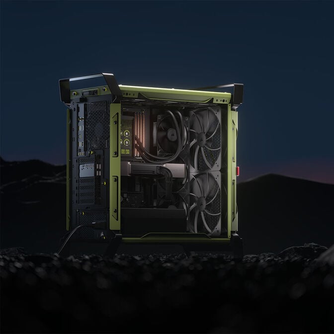 Corsair WARTHOG RS Performance Mid-Tower Case, Green image number 19
