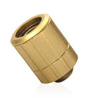 Bitspower Artemis Anschluss gerade G1/4 Zoll AG auf 16/10mm, drehbar - Stardust Gold