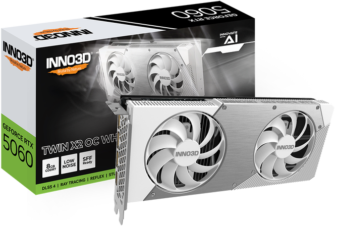 INNO3D GeForce RTX 5060 Twin X2 OC White, 8192 MB GDDR7 image number 0