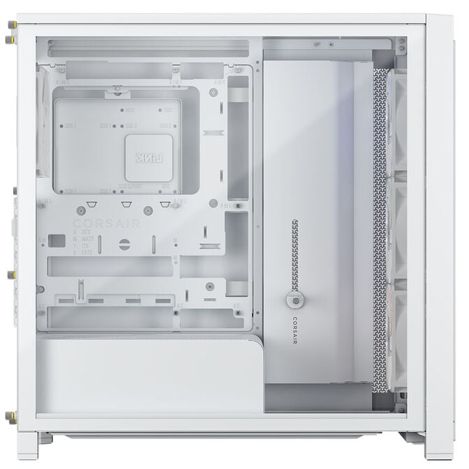 Corsair FRAME 4000X RS PC Case, Mid-Tower, E-ATX - 4x RS120 Fans, Black image number 1
