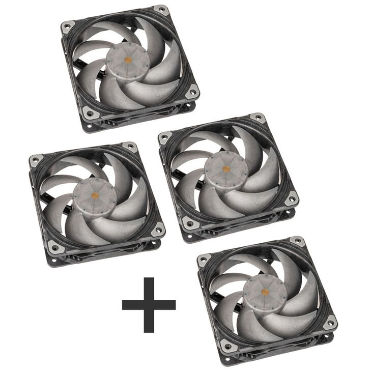 PHANTEKS T30 PWM 120mm Fan - black + 3-pack image number 0