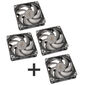 PHANTEKS T30 PWM 120mm Fan - black + 3-pack