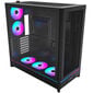 Montech HS01 PRO PC-Gehäuse, Midi-Tower, ATX, aRGB, Tempered Glass - schwarz