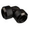 Alphacool Eiszapfen Adapter 90 Degree 16mm OD to 16mm OD Hardtube - black