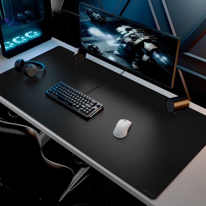 Glorious GMP 2 Gaming Mouse Pad Stitched, rubberised - 1220 x 610mm, black image number 5
