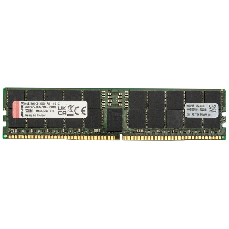 Kingston Server Premier DDR5-5600 RAM, CL46, RDIMM, ECC reg. - 96 GB image number 1