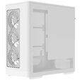 Aerocool D520A PC Case, Mid Tower, ATX, Tempered Glass, RGB - White image number null