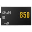 AeroCool Smart G1 80 PLUS Gold Power Supply, PCIe 5.1, ATX 3.1 - 850 Watt, black image number null