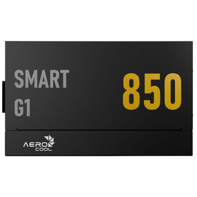 AeroCool Smart G1 80 PLUS Gold Power Supply, PCIe 5.1, ATX 3.1 - 850 Watt, black image number 3