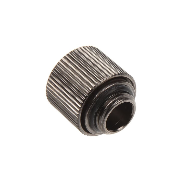 Connection straight G1/4 inch to 13/10mm - compact, nickel black image number 1