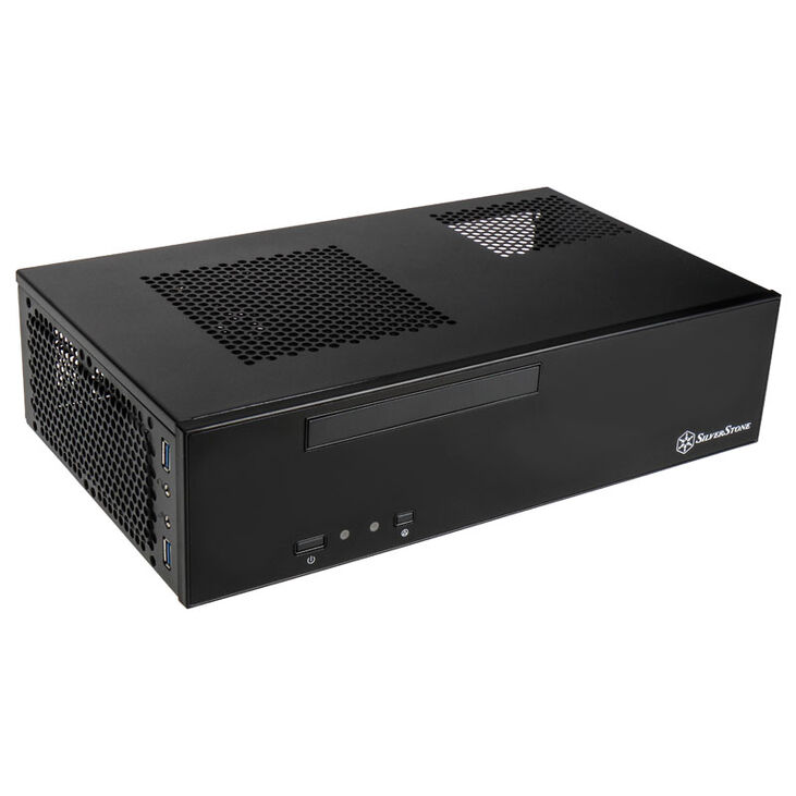 SilverStone SST-ML09B Milo HTPC Gehäuse - schwarz image number 0