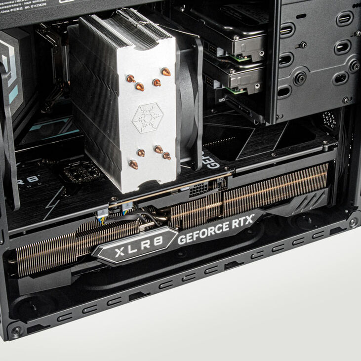 Silverstone SST-FA313-B Micro-ATX case image number 6