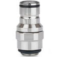 Thermal Grizzly DeltaMate Quick Disconnect Male - M, Gloss Nickel image number null