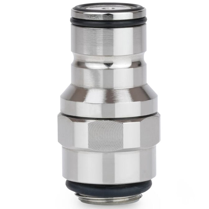 Thermal Grizzly DeltaMate Quick Disconnect Male - M, Gloss Nickel image number 1
