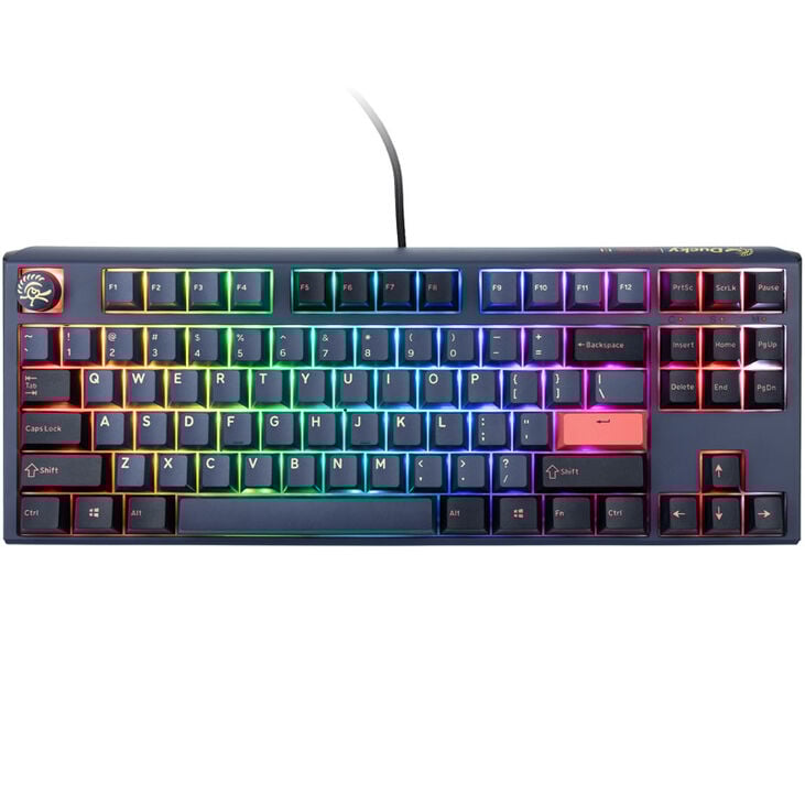 Ducky One 3 Cosmic Blue TKL Gaming Tastatur, RGB LED - MX-Speed-Silver (US) image number 1