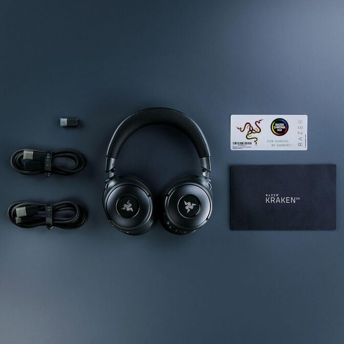 Razer Kraken V4 Gaming Headset - Black image number 7