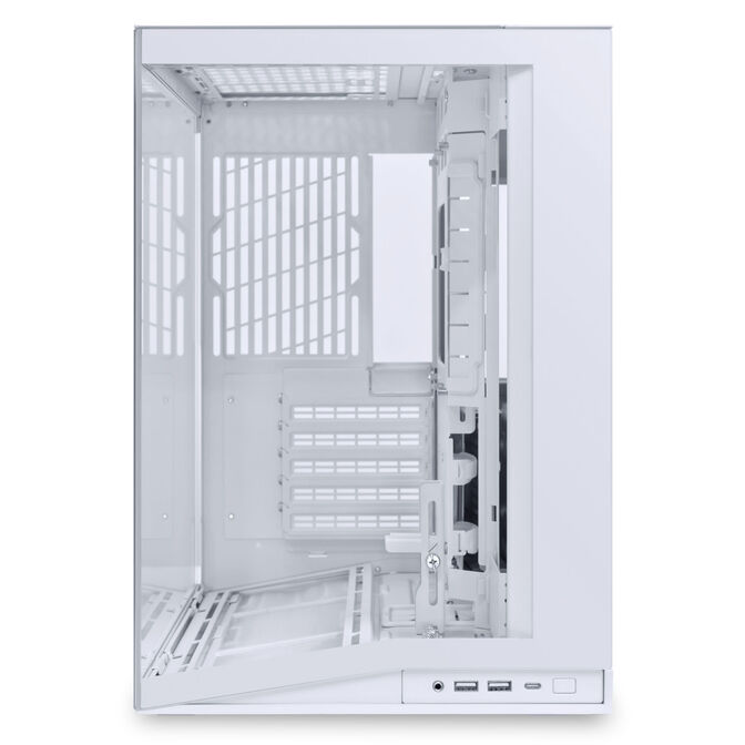Lian Li O11 Dynamic Mini V2 - White - 5x UNI FAN SL-INF 120 ARGB Reverse Blade PWM Fans - 120mm + 1x Standard PWM Fan - 120mm image number 4