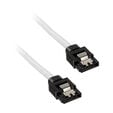 Corsair Premium Sleeved SATA Cable, white 60cm - 2 pack image number null