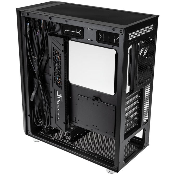 Seasonic Arch Q503 PC Case, Mid Tower + CONNECT DGC-650 Gold Power Supply - black image number 7