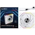 Lian Li UNI FAN TL Wireless LCD L&uuml;fter, ARGB, PWM - Reverse Blade, 120mm, wei&szlig; image number null