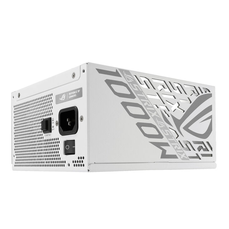 ASUS ROG Strix 1000W Platinum, 80 PLUS Platinum power supply, modular, PCIe 5.1 - 1,000 watts, white image number 4