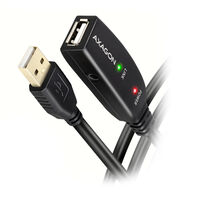 AXAGON ADR-215 aktives USB 2.0 Verlängerungskabel, USB-A Stecker/Buchse - 15m