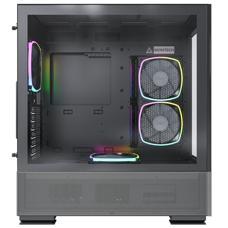 Montech SKY TWO, Mid Tower - Black image number 2