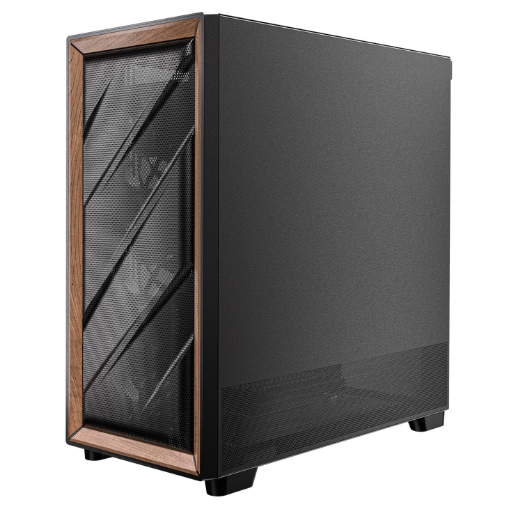 Antec Flux PC Case, Mid Tower, E-ATX, Tempered Glass – Black image number 5