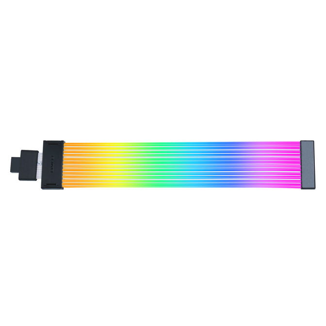 Lian Li "Visual Upgrade Kit" Strimer Wireless 24-Pin RGB Mainboardkabel, Controller + 12V-2x6 GPU-Kabel Wide & 8.8 Universal Screen - schwarz image number 11