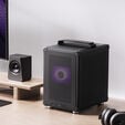Jonsbo C6 PC-Geh&auml;use, Mini-Tower, Micro-ATX, mit Tragegriff - schwarz image number null