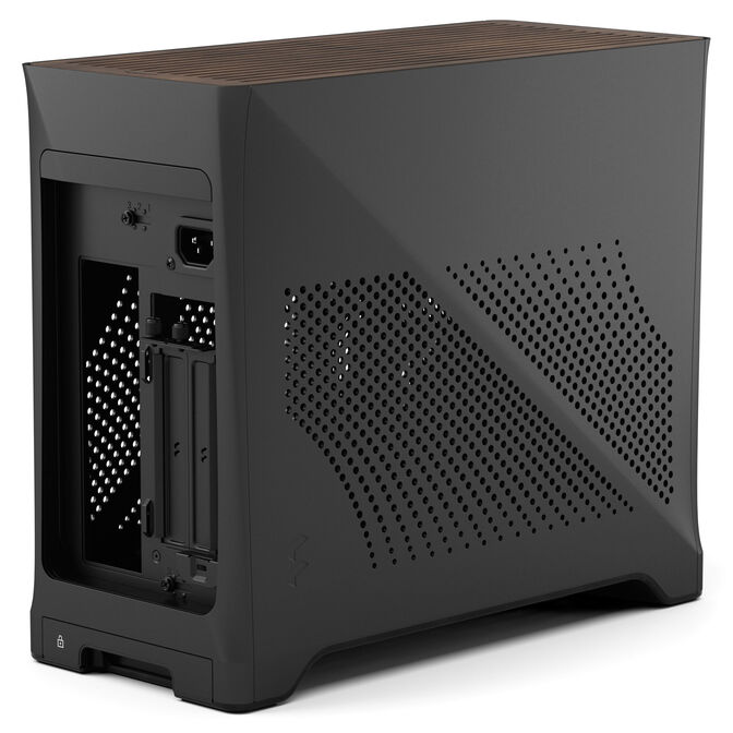 Fractal Design Era 2 Mini-ITX Case, Walnut Wood Panel &ndash; Grey image number 8
