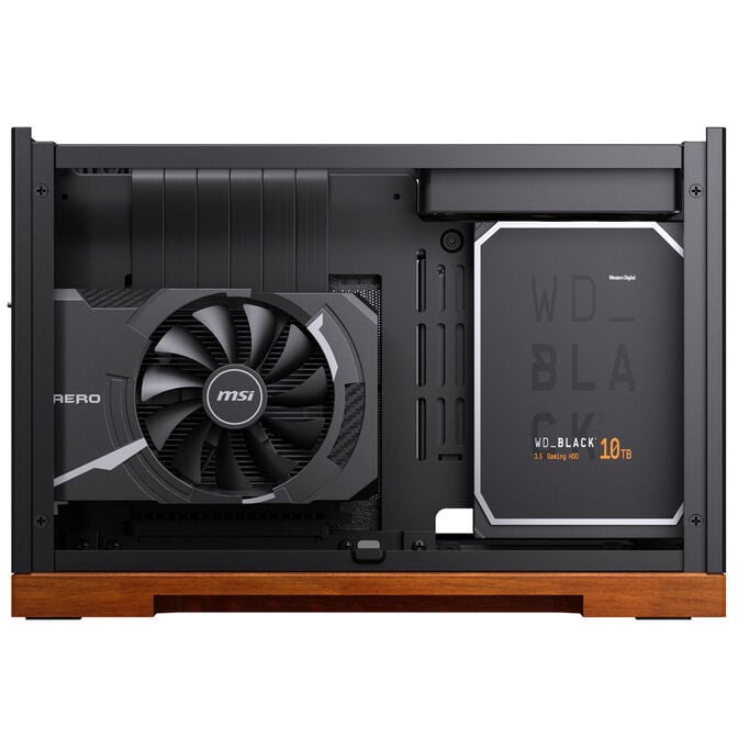 Jonsbo T9 Black PC Case, Mini Case, ITX, PCIe 5.0 Riser Cable - Black image number 19