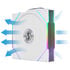 Lian Li UNI FAN TL Wireless Fans, ARGB, PWM, 3-Pack – Reverse Blade, 120 mm, White image number null