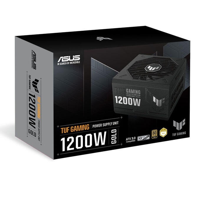 ASUS TUF Gaming 1200W Gold 80 PLUS Gold Netzteil, modular - 1200 Watt image number 9