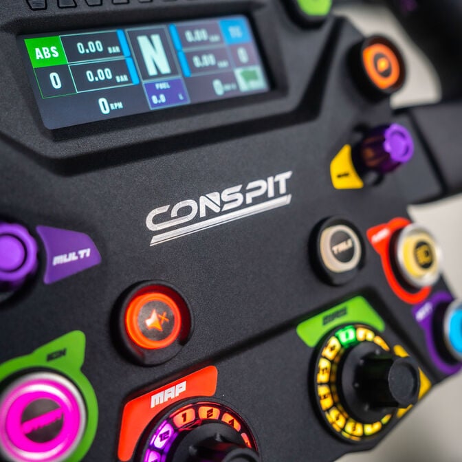 Conspit ARES APEX Wheelbase + 310 APEX Steering Wheel + CPP APEX2 Pedal Set - Bundle image number 5