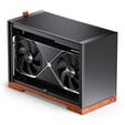 Jonsbo T9 Black PC Case, Mini Case, ITX, PCIe 5.0 Riser Cable - Black image number null