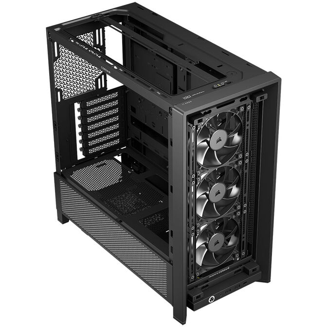 Corsair Frame 4000D RS PC-Geh&auml;use, Midi-Tower, E-ATX, Tempered Glass - schwarz image number 1