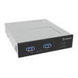 Akasa AK-ICR-36 USB 3.2 Gen 2 Type C Panel - black image number null