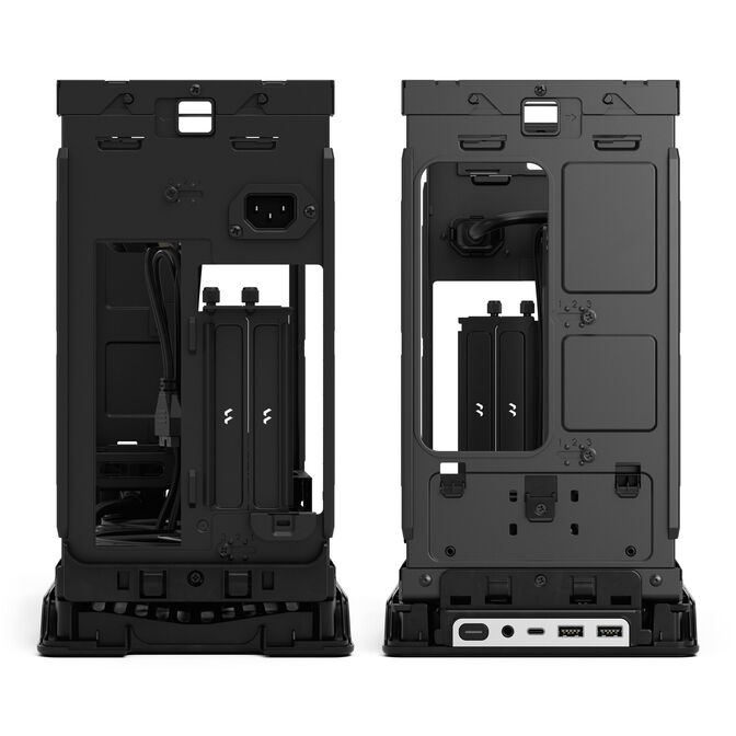 Fractal Design Era 2 Mini-ITX Case, Walnut Wood Panel &ndash; Grey image number 12