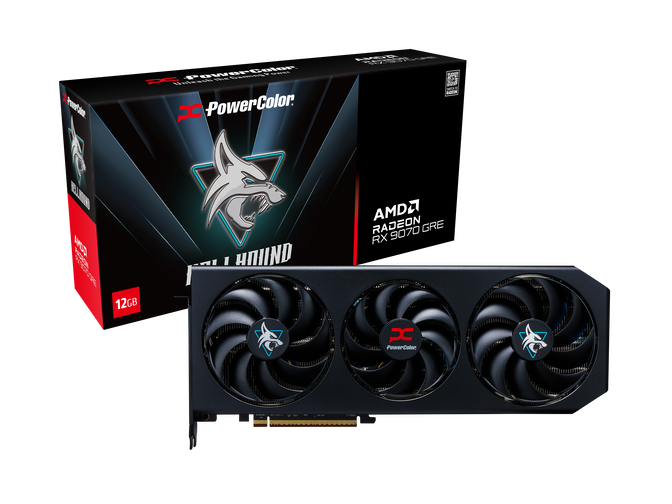 PowerColor Hellhound Radeon RX 9070 GRE Grafikkarte, 12288 MB GDDR6 image number 0