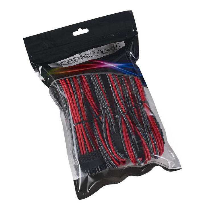 CableMod PRO ModMesh Cable Extension Kit - carbon/rot image number 3