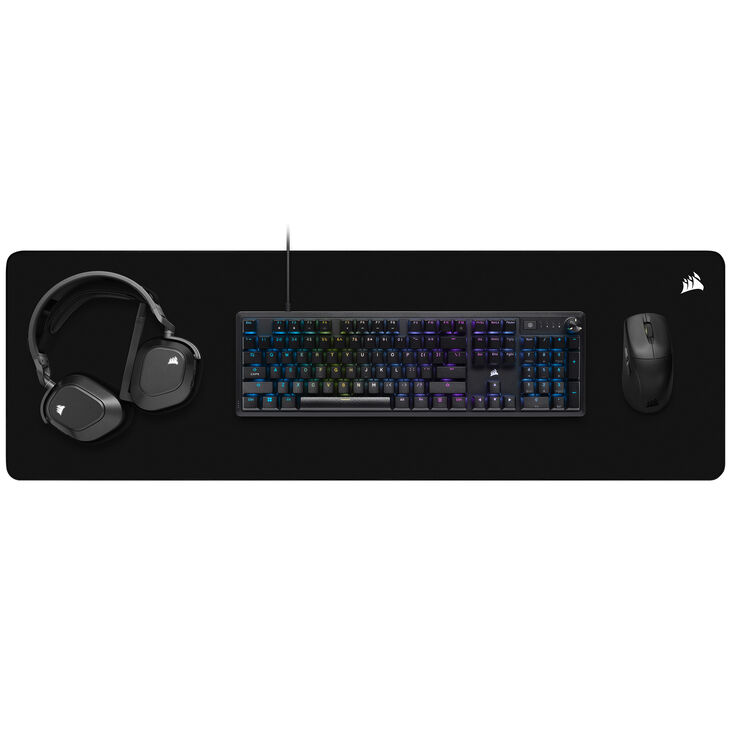 Corsair MM500 v2 Hybrid Fabric Gaming Mouse Pad, extended - black image number 3