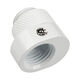 Bitspower X-Cross Adapter G1/4 inch Male to G1/4 inch Female - 5mm Offset, White